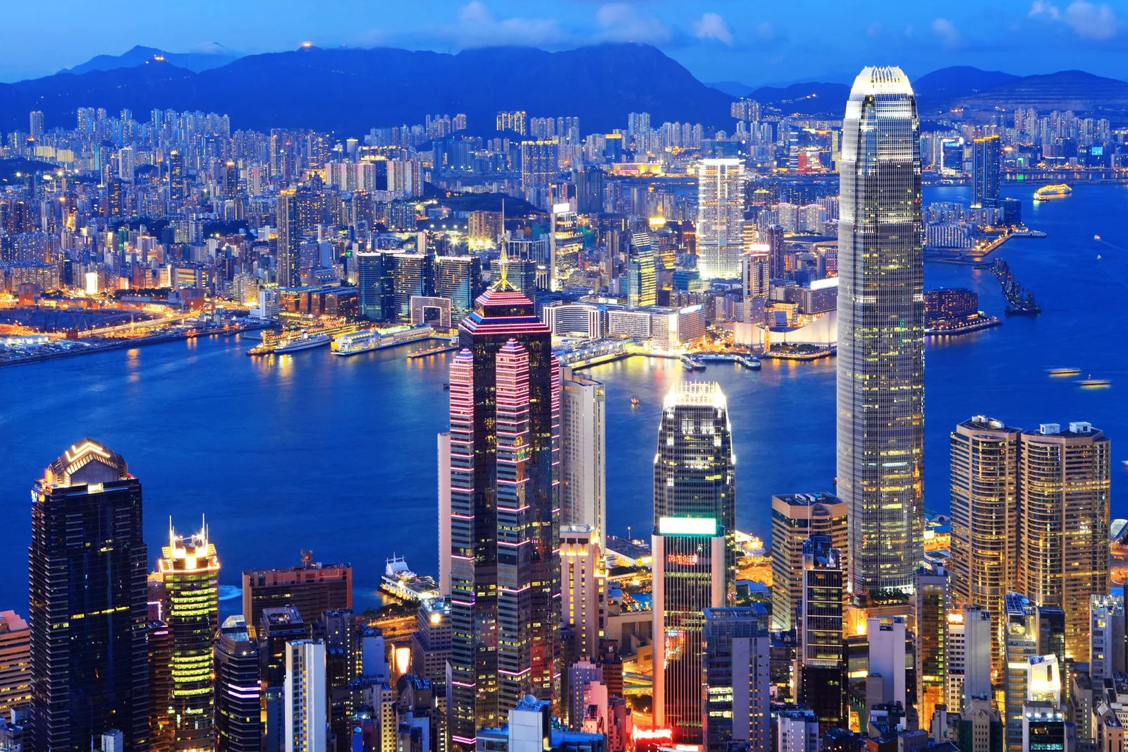 香港の夜景